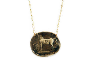 Watch for Deception - Trojan Horse Necklace