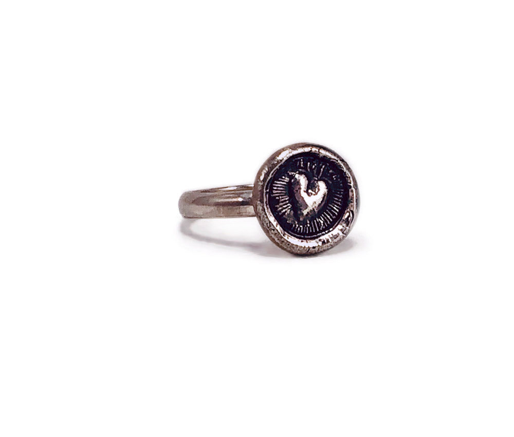 talisman, heart ring