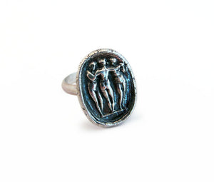 Charm, Beauty and Creativity- Three Graces Ring