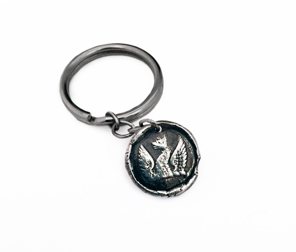 Rebirth and Strength - Phoenix Key Chain