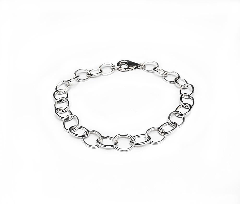Sterling Silver Cable Link Bracelet The Silver Acorn