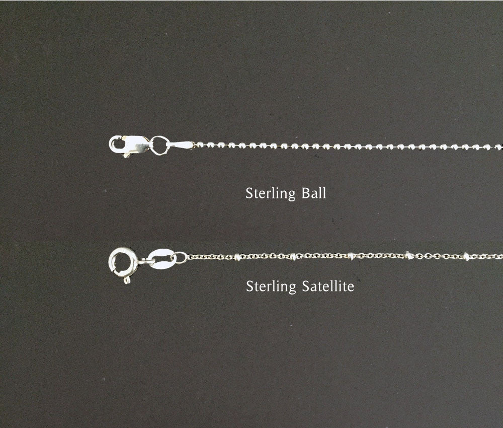 Sterling silver light weight chain